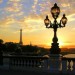 pariz,východ slnka